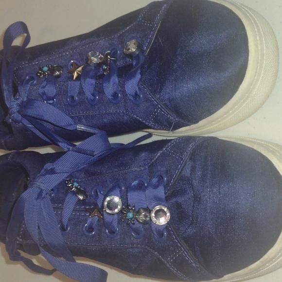 SAM EDELMAN CIRCUS  CHARM SZ 10 blue - Picture 1 of 10
